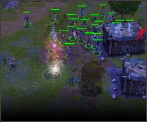 Oprócz tego postaw wszystkie niezbędne obiekty militarne (kuźnia, strzelnica) - 5.7 [ROZDZIAŁ 1] The Shiel cz.4 | SpellForce Zakon Świtu - SpellForce: Zakon Świtu - poradnik do gry