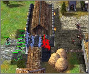 Metoda obicia twierdzy jest banalnie prosta - musisz dokonać tradycyjnego szturmu - 5.7 [ROZDZIAŁ 1] The Shiel cz.4 | SpellForce Zakon Świtu - SpellForce: Zakon Świtu - poradnik do gry