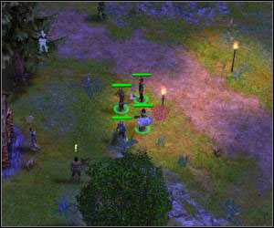 Na początek udaj się do Ortaha (jeśli nie pamiętasz - stoi na zachód od monumentu) - 5.7 [ROZDZIAŁ 1] The Shiel cz.2 | SpellForce Zakon Świtu - SpellForce: Zakon Świtu - poradnik do gry