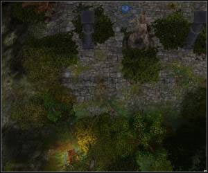 Skrzynia, w której Flann ukrył przesyłkę jest niedaleko ołtarzu draid - 5.8 [ROZDZIAŁ 1] Wildland Pass cz.4 | SpellForce Zakon Świtu - SpellForce: Zakon Świtu - poradnik do gry