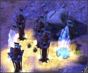 Czeka Cię teraz wyjątkowo żmudny proces obstawienia jaskiń, które widziałeś na filmiku przerywnikowym - 5.13 [ROZDZIAŁ 2] Greydusk Vale cz.2 | SpellForce Zakon Świtu - SpellForce: Zakon Świtu - poradnik do gry