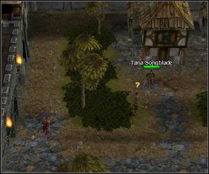 Tana Songblade stoi niedaleko zachodnich murów - 5.13 [ROZDZIAŁ 2] Greydusk Vale cz.3 | SpellForce Zakon Świtu - SpellForce: Zakon Świtu - poradnik do gry