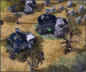 Swojego bohatera przemieść na północ, tak aby mógł odpierać ewentualne ataki - 5.14 [ROZDZIAŁ 2] Howling Mounds cz.1 | SpellForce Zakon Świtu - SpellForce: Zakon Świtu - poradnik do gry