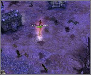 Niezaznaczony na mapie obóz na płn-wsch jest niezwykle istotny a to dlatego, że wpadniesz tu na Crypt Stalkera - 5.14 [ROZDZIAŁ 2] Howling Mounds cz.2 | SpellForce Zakon Świtu - SpellForce: Zakon Świtu - poradnik do gry