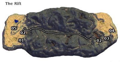 01 - miejsce startu, trzy skrzynie Ulathera - 5.19 [ROZDZIAŁ 2] The Rift - Mapa | SpellForce Zakon Świtu - SpellForce: Zakon Świtu - poradnik do gry