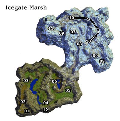 01 - miejsce startu - 5.20 [ROZDZIAŁ 3] Frost Marsh - Mapa | SpellForce Zakon Świtu - SpellForce: Zakon Świtu - poradnik do gry