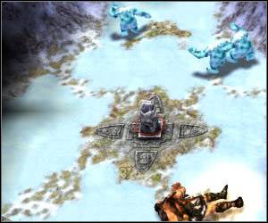 Identyczny obóz golemów odnajdziesz przy wschodnim brzegu planszy - 5.20 [ROZDZIAŁ 3] Frost Marsh cz.2 | SpellForce Zakon Świtu - SpellForce: Zakon Świtu - poradnik do gry