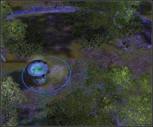 Po dłuższej wędrówce załączy się scenka, na której ujrzysz enta Bloodasha broniącego swego skarbu - 5.23 [ROZDZIAŁ 3] Breathing Forest | SpellForce Zakon Świtu - SpellForce: Zakon Świtu - poradnik do gry