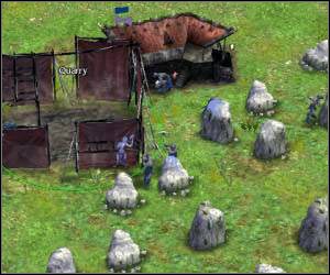 Obrona bazy przebiega standardowo - główna armia stoi przy ścieżce prowadzącej na płn-wsch, 3-4 mocne jednostki wyślij natomiast na płd-zach - 5.22 [ROZDZIAŁ 3] Nightwhisper Dale cz.3 | SpellForce Zakon Świtu - SpellForce: Zakon Świtu - poradnik do gry