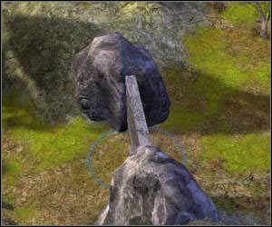 Brama prowadząca do dalszych sektorów mapy znajduje się na południu, niedaleko monumentu elfów - 5.24 [ROZDZIAŁ 3] Sharrowdale cz.2 | SpellForce Zakon Świtu - SpellForce: Zakon Świtu - poradnik do gry