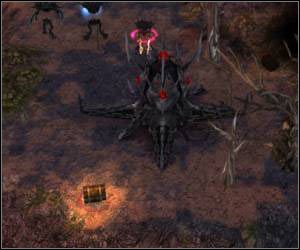 Kieruj się na południowy-wschód, po drodze miniesz bramę, chwilowo nie możesz z niej jeszcze skorzystać - 5.24 [ROZDZIAŁ 3] Sharrowdale cz.3 | SpellForce Zakon Świtu - SpellForce: Zakon Świtu - poradnik do gry