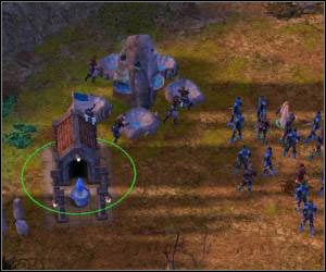 Zniszczenie pierwszego obozu przybliży Cię do ukończenia tej misji - 5.2 [PROLOG] TUTORIAL cz.3 | SpellForce Zakon Świtu - SpellForce: Zakon Świtu - poradnik do gry
