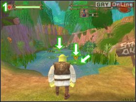1 - [POZIOM 01] Shreks Swamp cz.1 | Shrek 2 The Game - Shrek 2: The Game - poradnik do gry