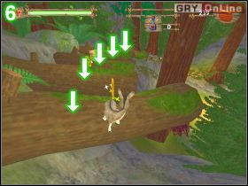 Zaraz za wychodkiem po prawej jest czterolistna kończyna - [POZIOM 05] Psycho Vegetation | Shrek 2 The Game - Shrek 2: The Game - poradnik do gry