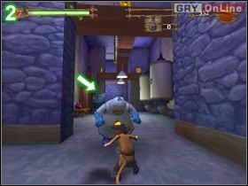Na początek pokonaj laborantów - jest około sześciu - [POZIOM 07] Steal The Potion cz.1 | Shrek 2 The Game - Shrek 2: The Game - poradnik do gry