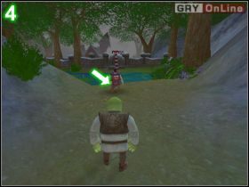 Pokonaj ich i biegnij tam, gdzie pokazuje obrazek [3] - [POZIOM 11] Rat Attack cz.1 | Shrek 2 The Game - Shrek 2: The Game - poradnik do gry
