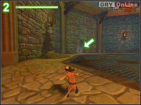 Na początku jednak sterujesz Kotem w Butach - [POZIOM 12] Donkey Escapes Prison cz.1 | Shrek 2 The Game - Shrek 2: The Game - poradnik do gry