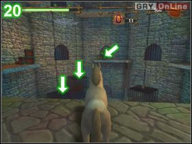 Dotrzesz do małego skarbca, pokazanego na obrazku [19] - [POZIOM 12] Donkey Escapes Prison cz.3 | Shrek 2 The Game - Shrek 2: The Game - poradnik do gry