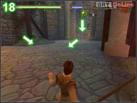 Dostaniesz się do pokazanego na obrazku [17] skarbca - [POZIOM 14] Shrek Escapes Prison cz.2 | Shrek 2 The Game - Shrek 2: The Game - poradnik do gry