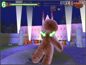 Potem zrób to samo z dwiema katapultami i dwoma wejściami z drugiej strony (obrazek [5] ) - [POZIOM 15] Giant Gingy Attack | Shrek 2 The Game - Shrek 2: The Game - poradnik do gry