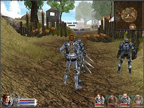 Rysunek 11. Przy zdobywaniu obozu w punkcie B, przełącz się w tym miejscu na tryb strzału i poszukaj celu dla swojego łuku. - [Misja 4] Victory in Tourelles cz.1 | Joanna dArc - Joanna dArc - poradnik do gry