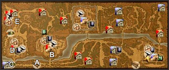 Rysunek 15. Misja szósta jest kontynuacją misji piątej - rozgrywa się na tej samej mapie. - [Misja 6] Sieges of Meung and Beaugency | Joanna dArc - Joanna dArc - poradnik do gry