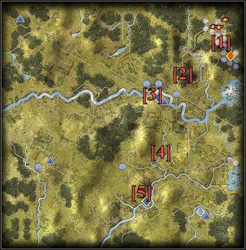Rzut oka na mapę pozwala określić kolejność działań - [Przykładowa misja] Zajmowanie miast - Panzer General III: Scorched Earth - poradnik do gry