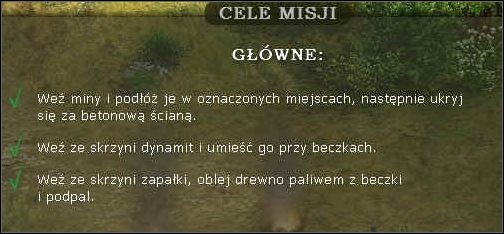 1 - Trening 2 - Kurs minowania - Soldiers: Ludzie Honoru - poradnik do gry