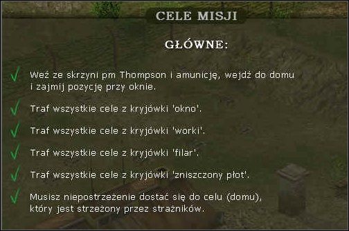 1 - Trening 4 - Zabawa w chowanego - Soldiers: Ludzie Honoru - poradnik do gry