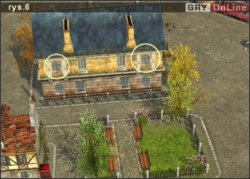 To samo czynimy z oknami po drugiej stronie budynku [rys - Misja 2 - Spotkanie (2) | Projekt Ameryka | Soldiers Ludzie Honoru - Soldiers: Ludzie Honoru - poradnik do gry