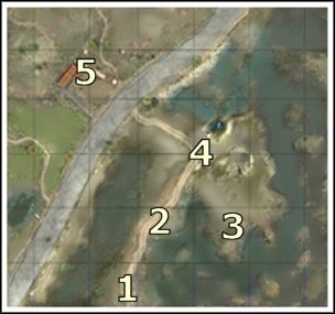 Z punktu, w którym rozpoczynamy [1], mamy niedaleko do pierwszych celów - Misja 3 - Miejsce katastrofy | Projekt Ameryka | Soldiers Ludzie Honoru - Soldiers: Ludzie Honoru - poradnik do gry