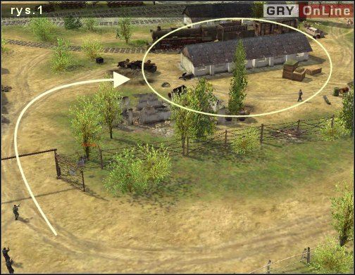 Musimy dostać się tam [rys - Misja 3 - Ostatnia przejażdżka | Katiusza | Soldiers Ludzie Honoru - Soldiers: Ludzie Honoru - poradnik do gry