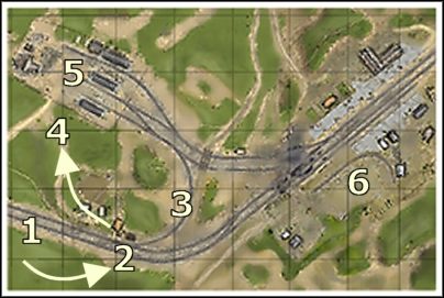 Pociąg, którym wyjechaliśmy z poprzedniej planszy, dowiózł nas do kolejnej misji - Misja 5 - Stacja Priszib | Katiusza | Soldiers Ludzie Honoru - Soldiers: Ludzie Honoru - poradnik do gry