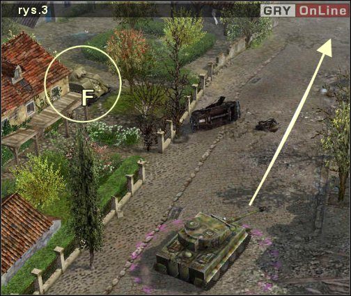 W miejscu [5] napotkamy [rys - Misja 3 - Villers-Bocageu (2) | Gniew Tygrysa | Soldiers Ludzie Honoru - Soldiers: Ludzie Honoru - poradnik do gry