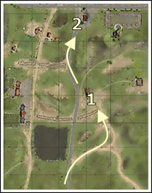 Misja jest teoretycznie banalna, mamy tylko jeden czołg, na którego sterowaniu skupiamy całą swoją uwagę - Misja 4 - Łowca | Gniew Tygrysa | Soldiers Ludzie Honoru - Soldiers: Ludzie Honoru - poradnik do gry