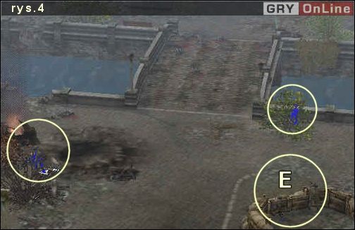 Znajduje się tutaj [5] paczka niespodzianka :) [rys - Misja 5 - Ostatnia nadzieja (2) | Droga do Berlina | Soldiers Ludzie Honoru - Soldiers: Ludzie Honoru - poradnik do gry