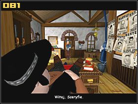 Wróć do miasta, idź za budynek szeryfa i pogadaj z siedzącym w celi Tomem (80) - Jak wyciągnąć z więzienia Toma? cz.1 | Fenimore Fillmore The Westerner - Fenimore Fillmore: The Westerner - poradnik do gry