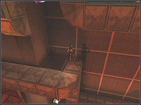 Wbiegnij po ścianie w rogu i odbij się do tyłu na platformę - Factory Perimeter (3) | Scena 5 | Catwoman - Catwoman - poradnik do gry