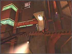 Złap batem za zawór, aby utorować sobie dalszą drogę - Factory Perimeter (7) | Scena 5 | Catwoman - Catwoman - poradnik do gry