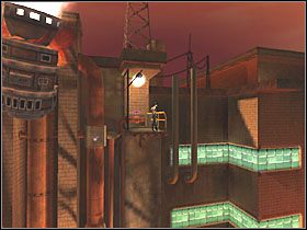 Ponownie wskocz na najbliższy ci drąg i zacznij kierować się ku górze - Factory Perimeter (7) | Scena 5 | Catwoman - Catwoman - poradnik do gry