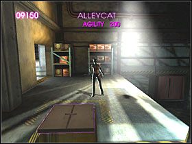 Następnie ustaw się przy brzegu i powtórz wykonywaną niedawno czynność z chwytakiem - skocz w jego stronę i chwyć się batem - Hedare Factory (5) | Scena 6 | Catwoman - Catwoman - poradnik do gry