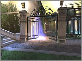 Pokonaj pałętającą się tutaj dwójkę strażników - Mansion Grounds (5) | Scena 7 | Catwoman - Catwoman - poradnik do gry