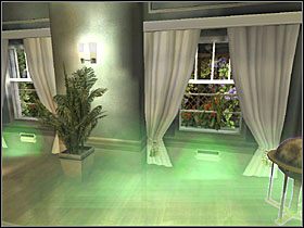 Na następnym korytarzu otwórz pojemnik z butelkami i rzuć jedną z nich w kamerę, by otworzyć drzwi do kolejnego etapu - Mansion Interior (3) | Scena 8 | Catwoman - Catwoman - poradnik do gry