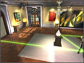 Teraz zniszcz urządzenie w rogu pomieszczenia blisko podłogi, aby uaktywnić czujniki - Mansion Interior (5) | Scena 8 | Catwoman - Catwoman - poradnik do gry