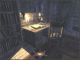 Po przeczytaniu książki dowiesz się o miejscu ukrycia cennych przedmiotów - Dzień pierwszy [Opis 1] | Miasto | Thief Deadly Shadows - Thief: Deadly Shadows - poradnik do gry