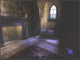 Następnie by zdobyć ostatni przedmiot przesuń krzesło, zasłaniające wejście do tunelu i skorzystaj z niego, by dostać się na żyrandol - Dzień pierwszy [Opis 2] | Miasto | Thief Deadly Shadows - Thief: Deadly Shadows - poradnik do gry