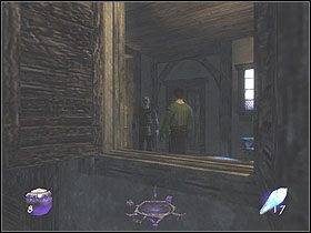 Wróć z powrotem na ulicę i wejdź w drzwi dokładnie na przeciwko wejścia - Dzień pierwszy [Opis 7] | Miasto | Thief Deadly Shadows - Thief: Deadly Shadows - poradnik do gry