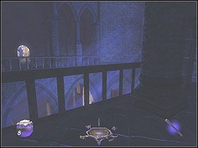 Wróć czym prędzej po schodach na dół i drogą jaką się tu dostałeś na dziedziniec - St. Edgars Eve [Opis 2] | Misja 2 | Thief Deadly Shadows - Thief: Deadly Shadows - poradnik do gry