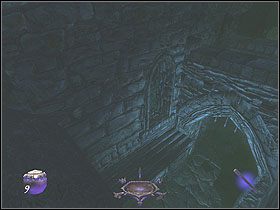 Uważaj, gdyż patroluje ją nieprzyjaźnie nastawiona kreatura - Into the Pagan Sanctuary [Opis 4] | Misja 3 | Thief Deadly Shadows - Thief: Deadly Shadows - poradnik do gry