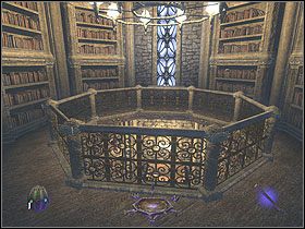 Wróć na korytarz i skorzystaj z windy, by zjechać na pierwsze piętro - Dzień trzeci [Opis 1] | Miasto | Thief Deadly Shadows - Thief: Deadly Shadows - poradnik do gry